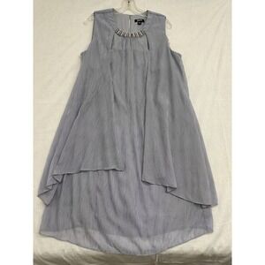 SLNY‎ Fashions NY Womens Dress  16W Sheer Overlay NWT